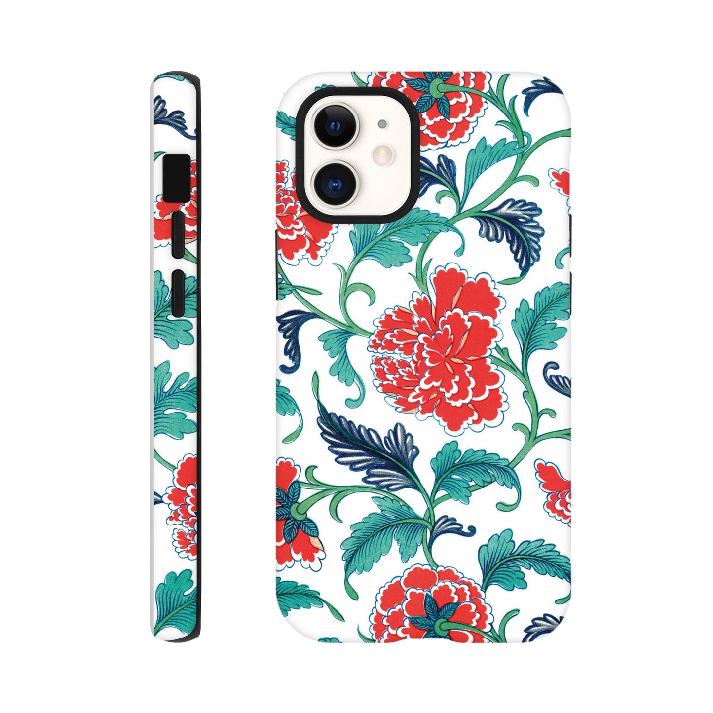 Red floral pattern II - Phone case sturdy