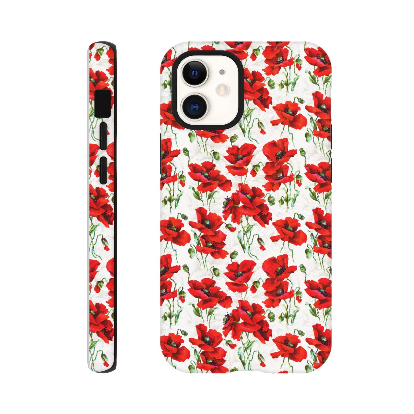 Red poppy design - Phone case sturdy