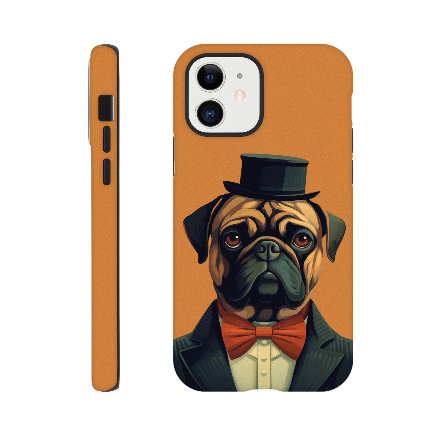 A gentleman Pug - Phone Case sturdy