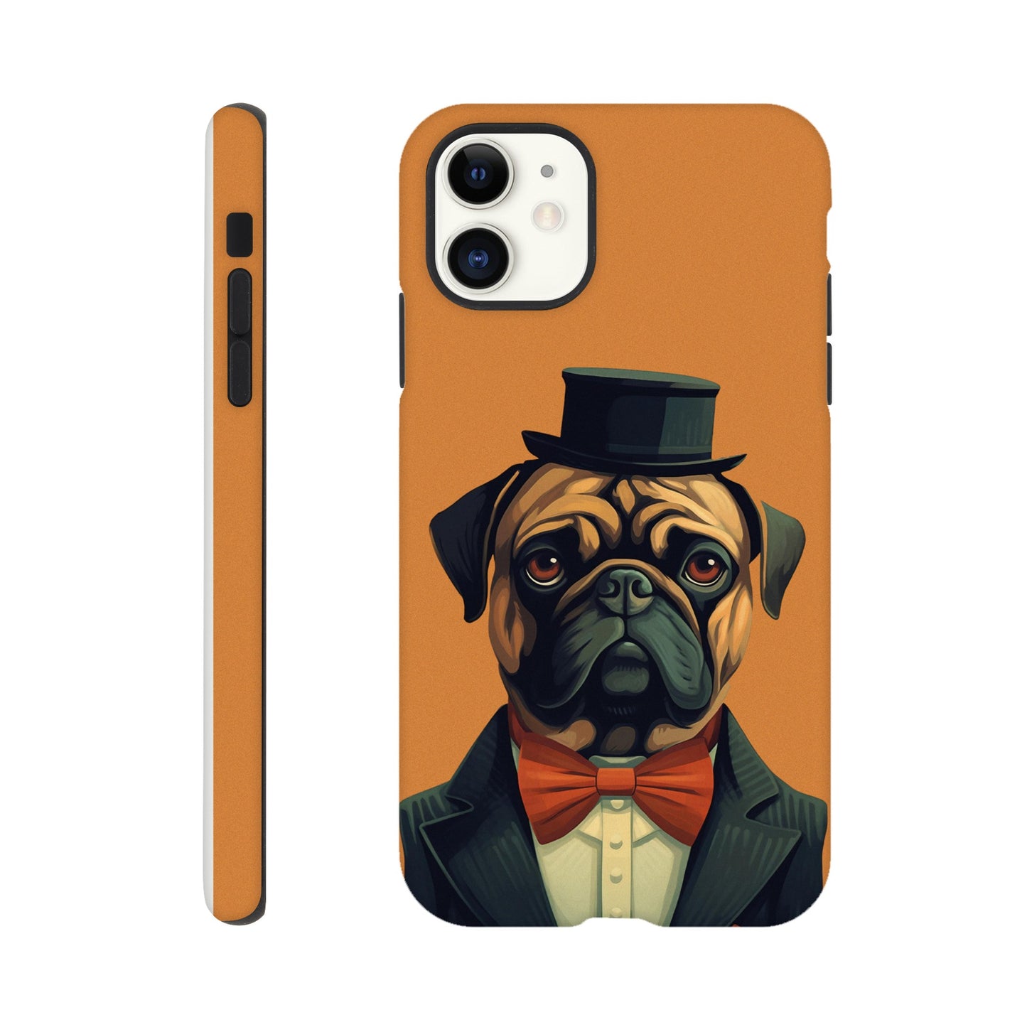 A gentleman Pug - Phone Case sturdy