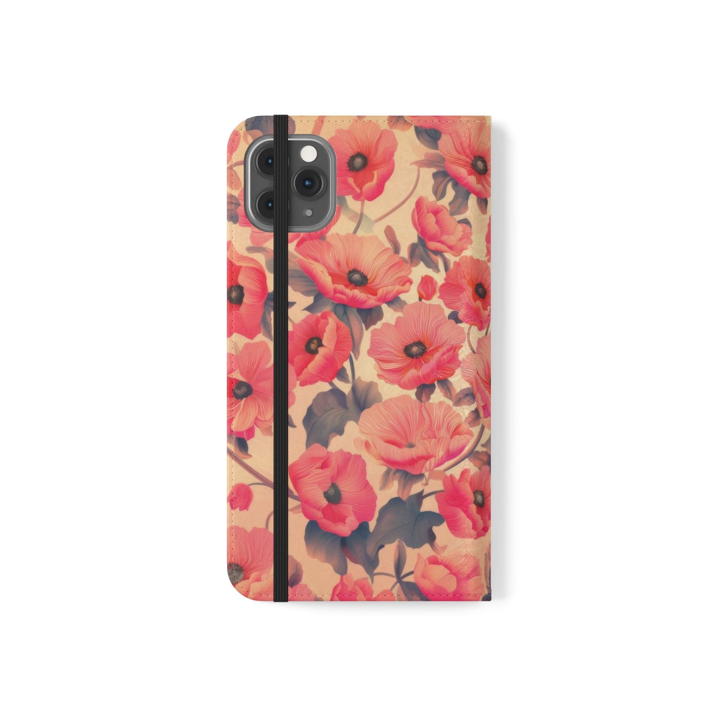 Floral Flip Phone Case - Stylish Smartphone Protector, Floral Design Case, Gift for Her, Trendy Tech Accessory, Mother's Day Gift
