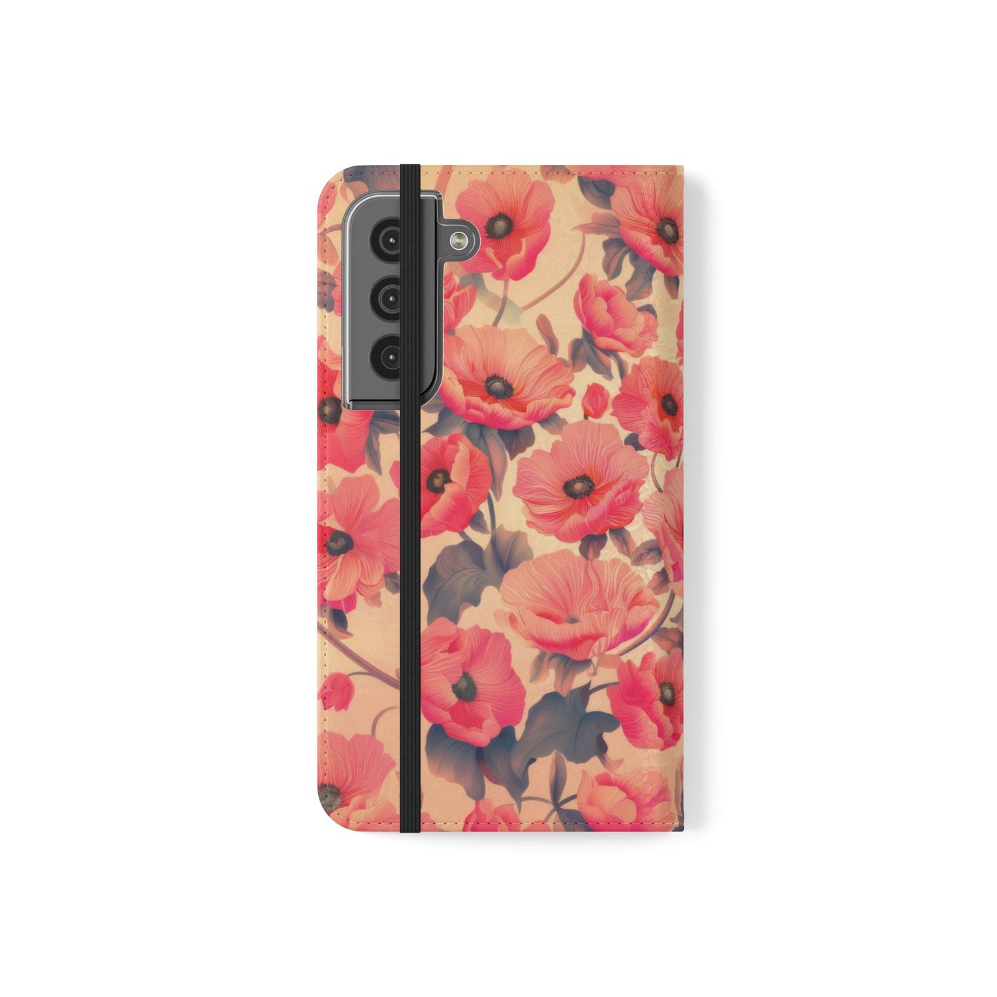 Floral Flip Phone Case - Stylish Smartphone Protector, Floral Design Case, Gift for Her, Trendy Tech Accessory, Mother's Day Gift