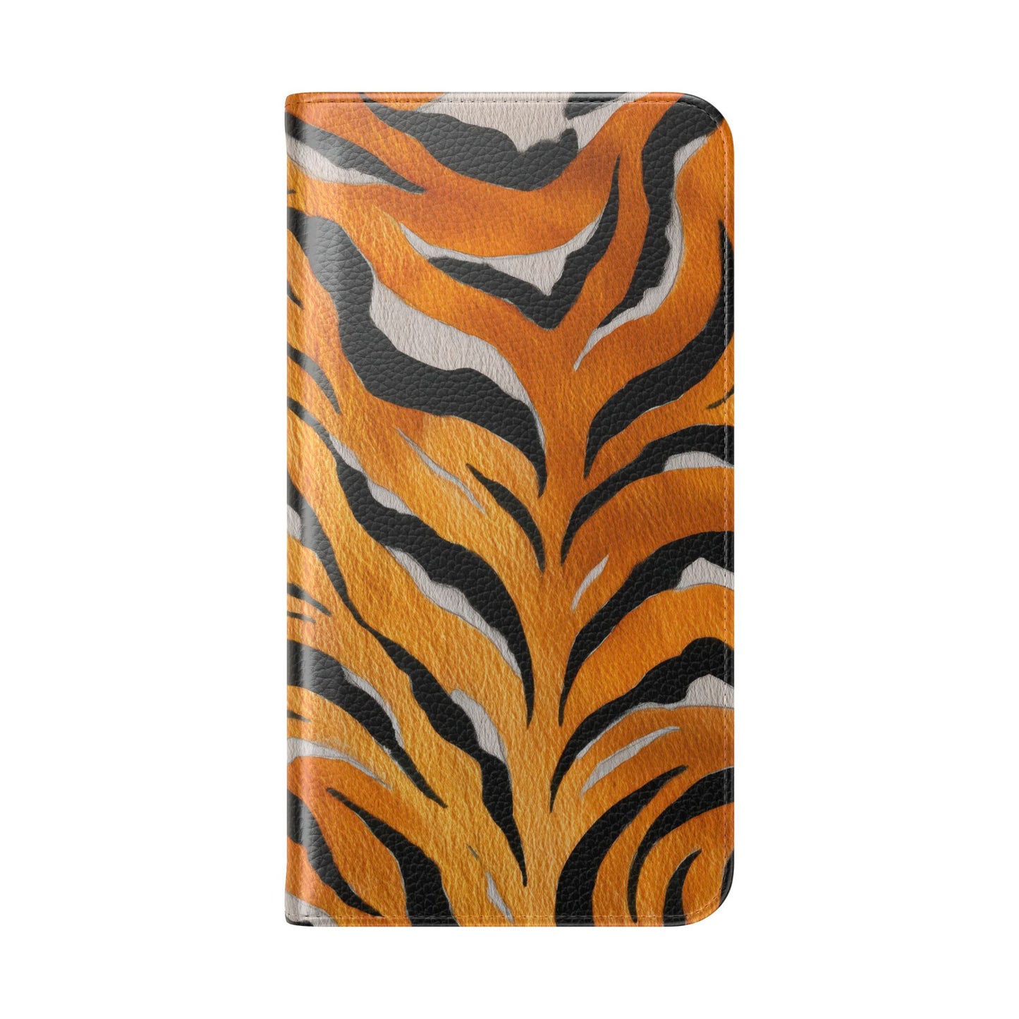 Tiger Print Flip Case, Personalized Phone Case, Stylish Wallet Case, Animal Print Cover, Gift for Wildlife Lovers