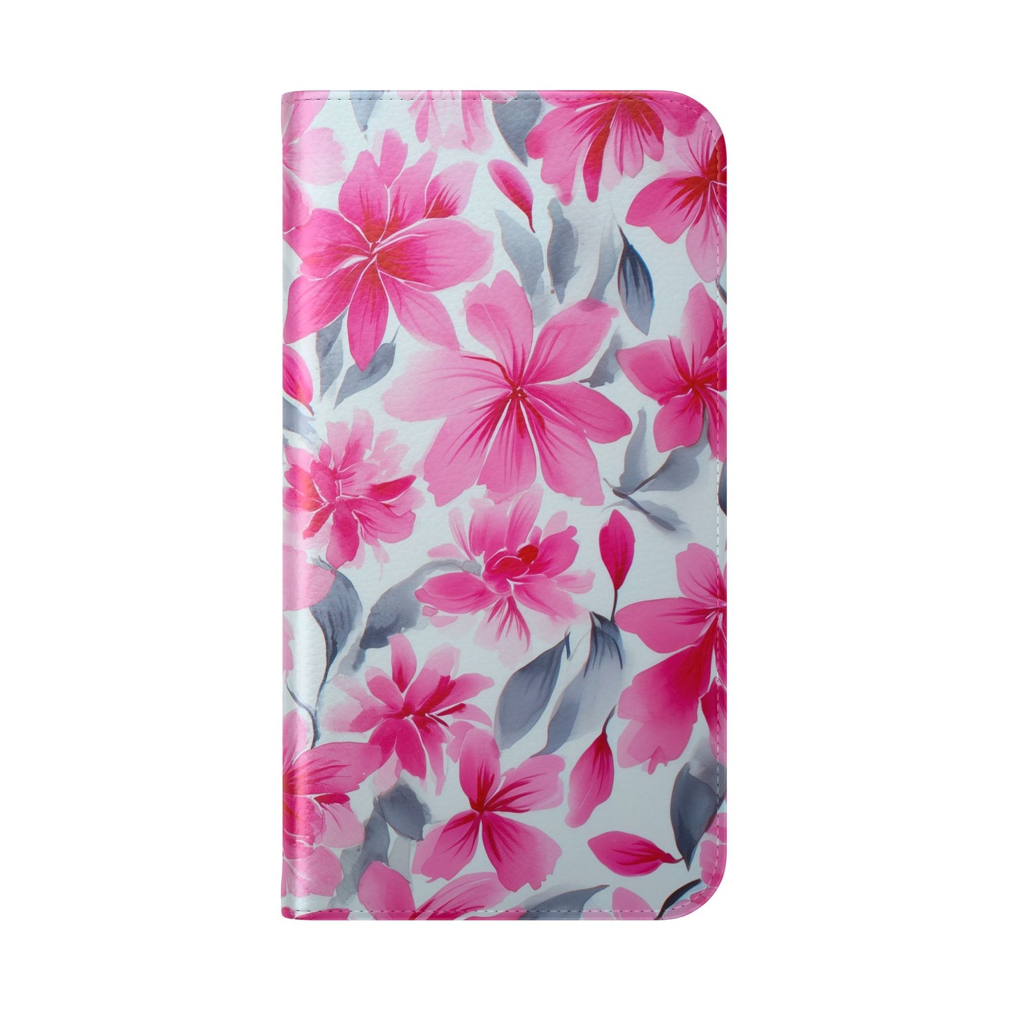 Floral Flip Phone Cases, Elegant Smartphone Covers, Spring Decor, Stylish Gift for Her, Patterned Wallet Case, Trendy Phone Protectors