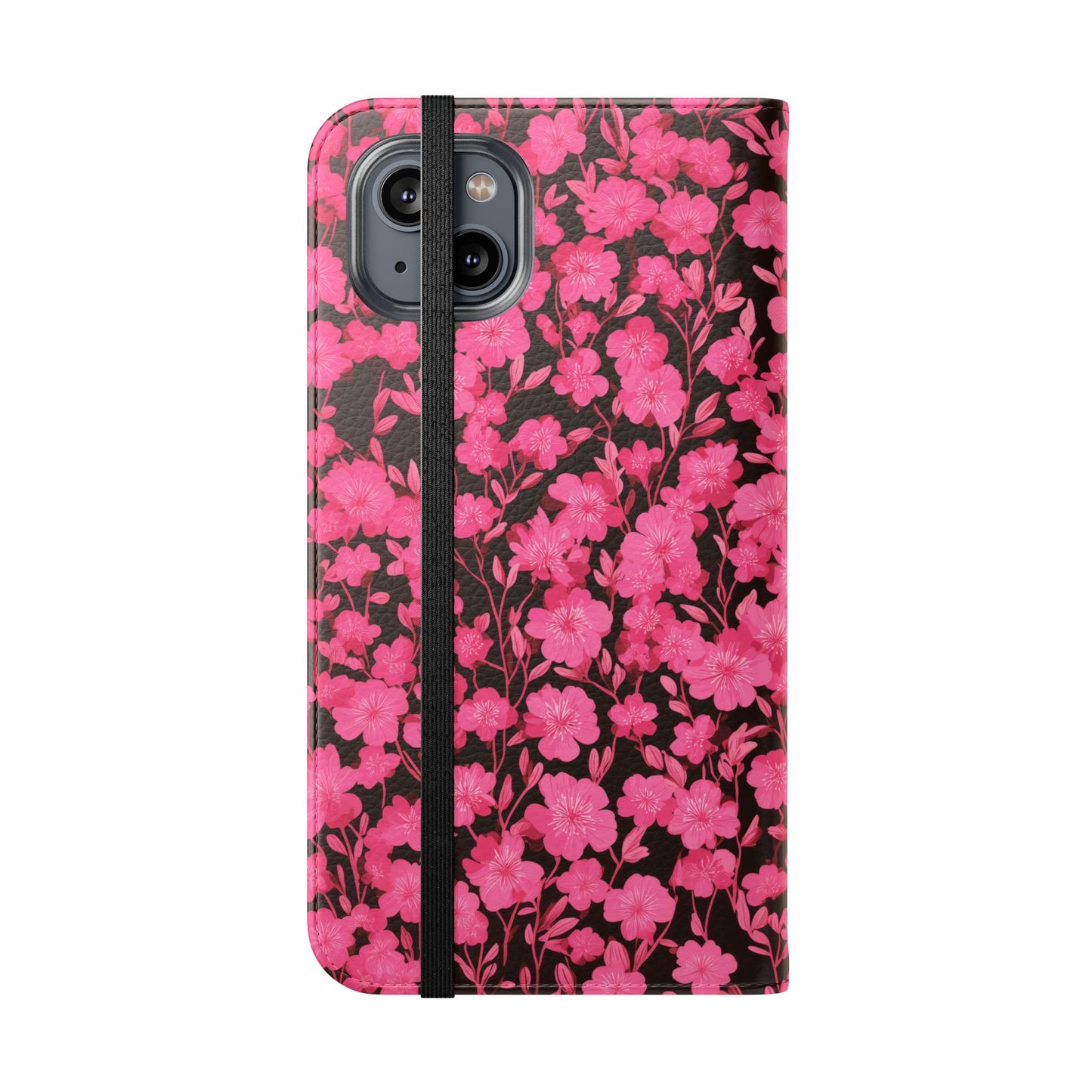 Floral Flip Cases for Phones, Cute Floral Phone Wallet, Gift for Her, Trendy Phone Accessories, Mother's Day Gift, Phone Protection