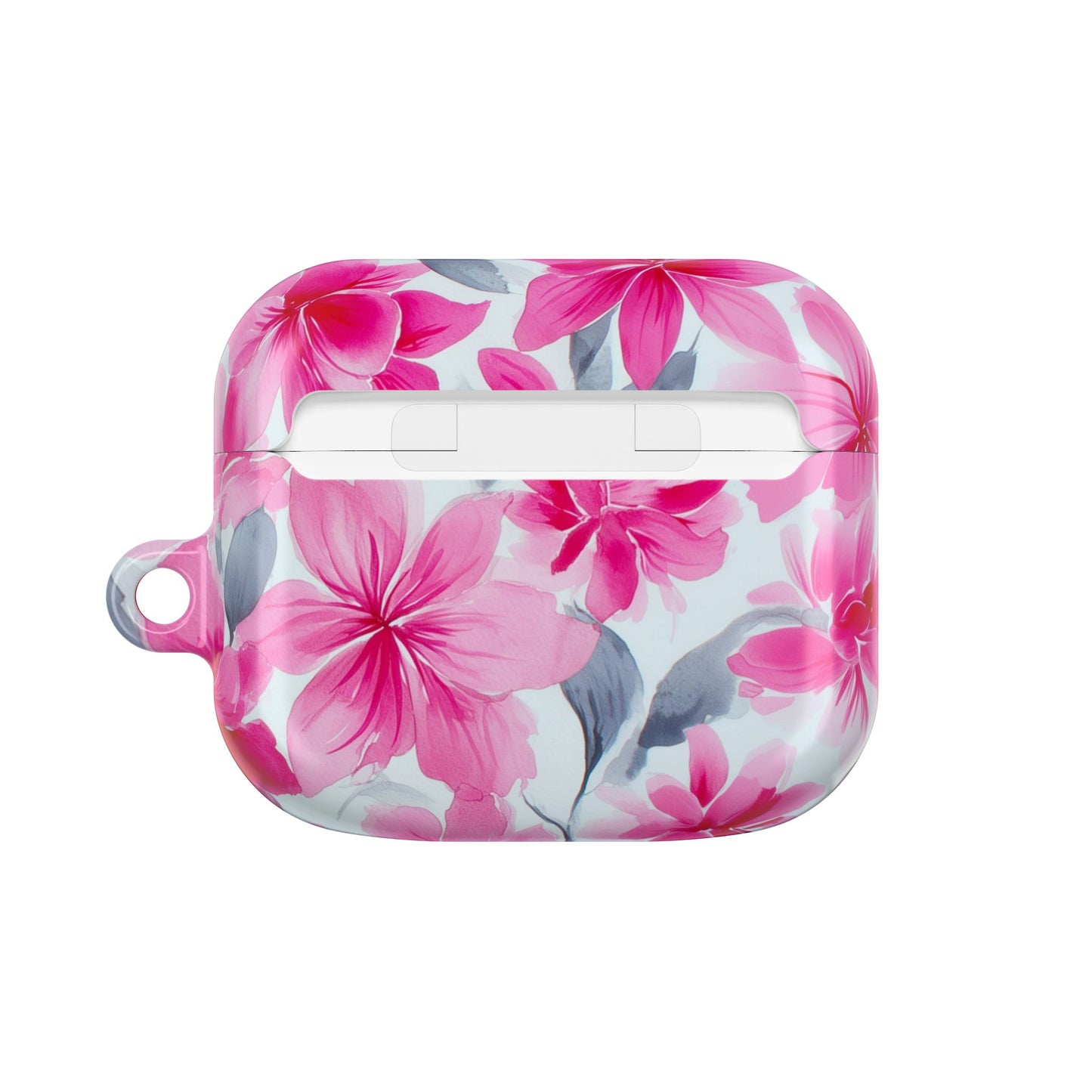 Floral AirPod Cases, Pink Flower Earbud Cover, Cute Tech Accessory, Gift for Her, Spring Vibes, Trendy Earphone Case