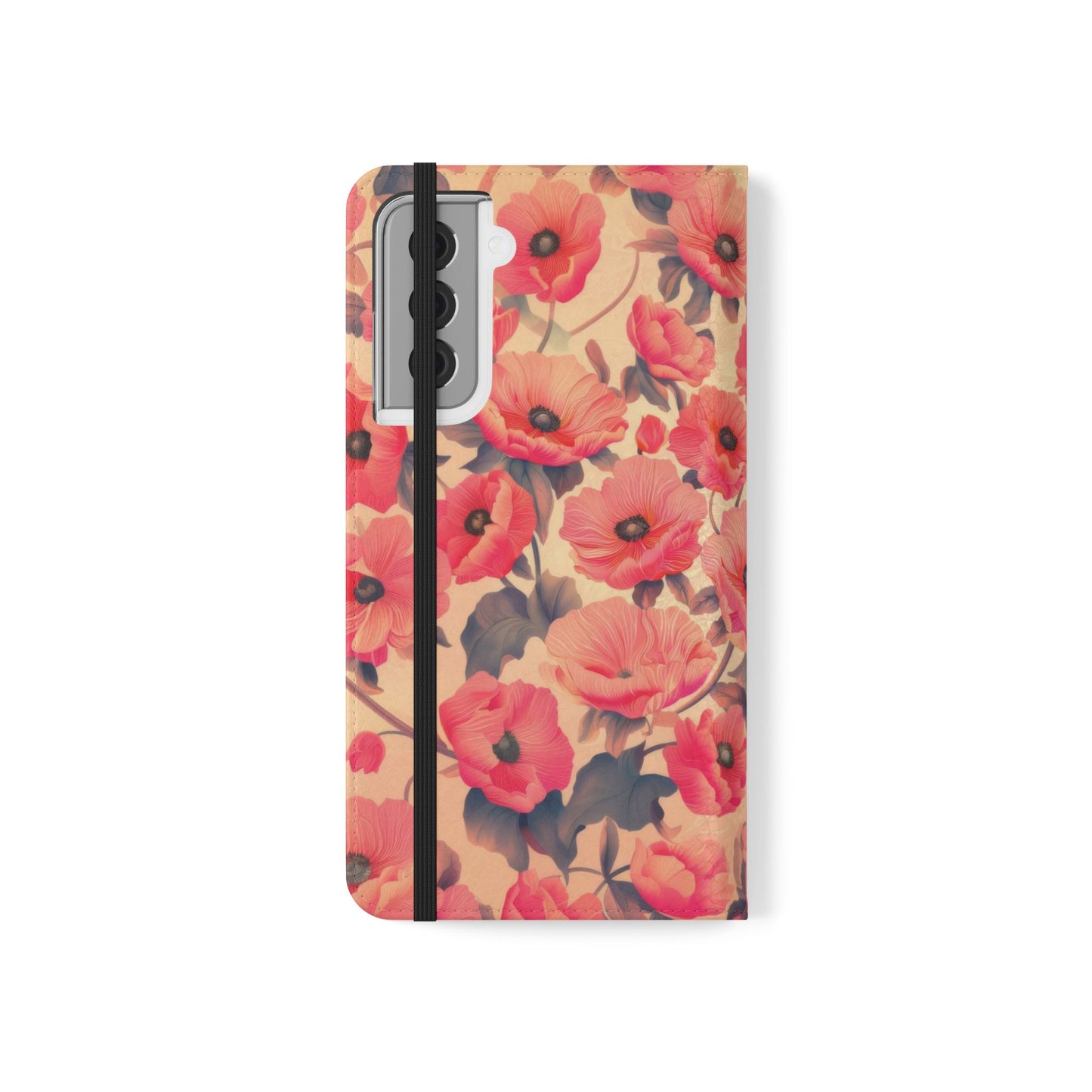 Floral Flip Phone Case - Stylish Smartphone Protector, Floral Design Case, Gift for Her, Trendy Tech Accessory, Mother's Day Gift