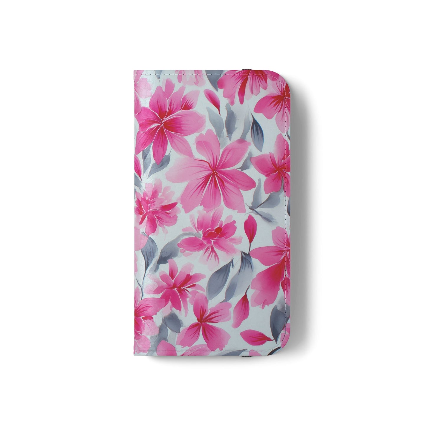 Floral Flip Phone Cases, Elegant Smartphone Covers, Spring Decor, Stylish Gift for Her, Patterned Wallet Case, Trendy Phone Protectors