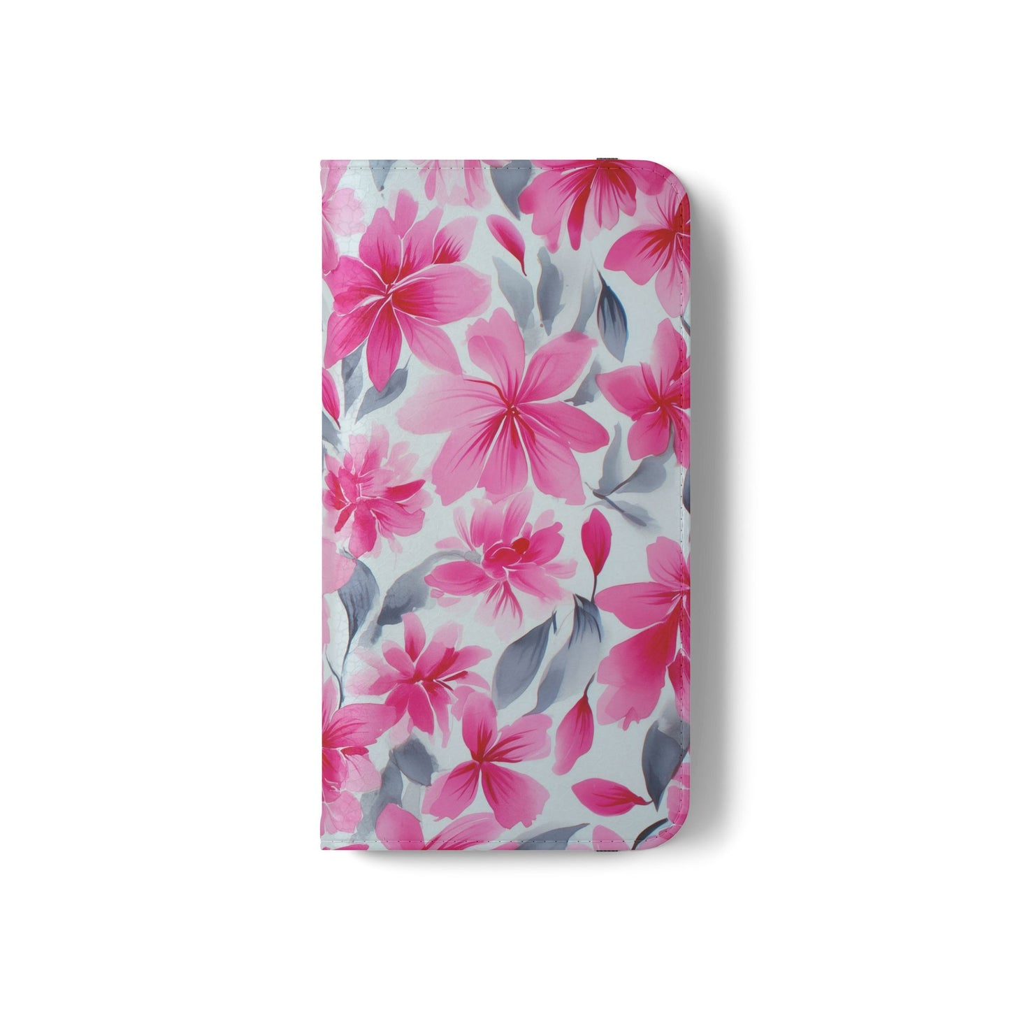 Floral Flip Phone Cases, Elegant Smartphone Covers, Spring Decor, Stylish Gift for Her, Patterned Wallet Case, Trendy Phone Protectors