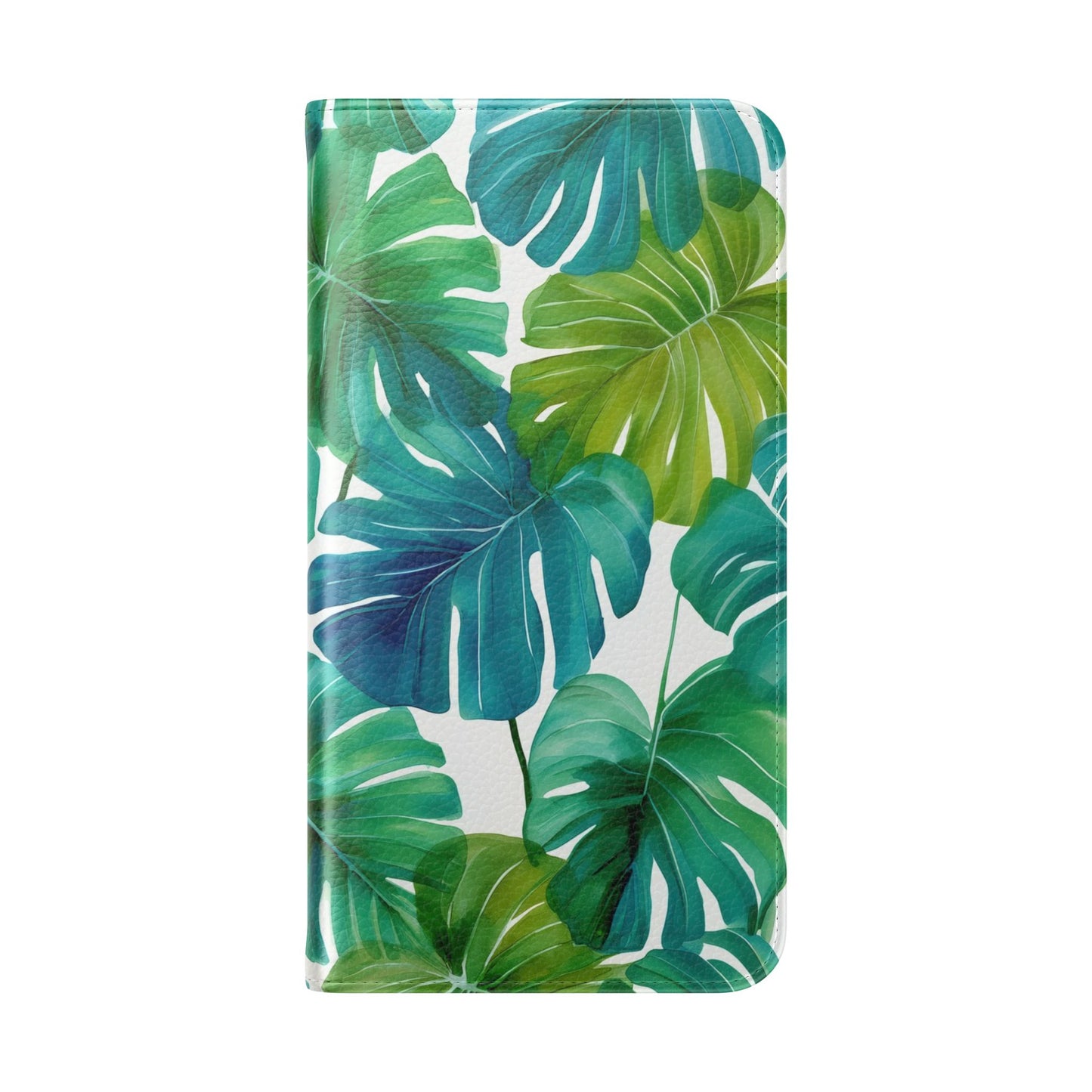 Tropical Leaf Phone Case, Flip Case for Smartphones, Modern Phone Cover, Gift for Nature Lovers, Travel Accessory, Tropical Vibes
