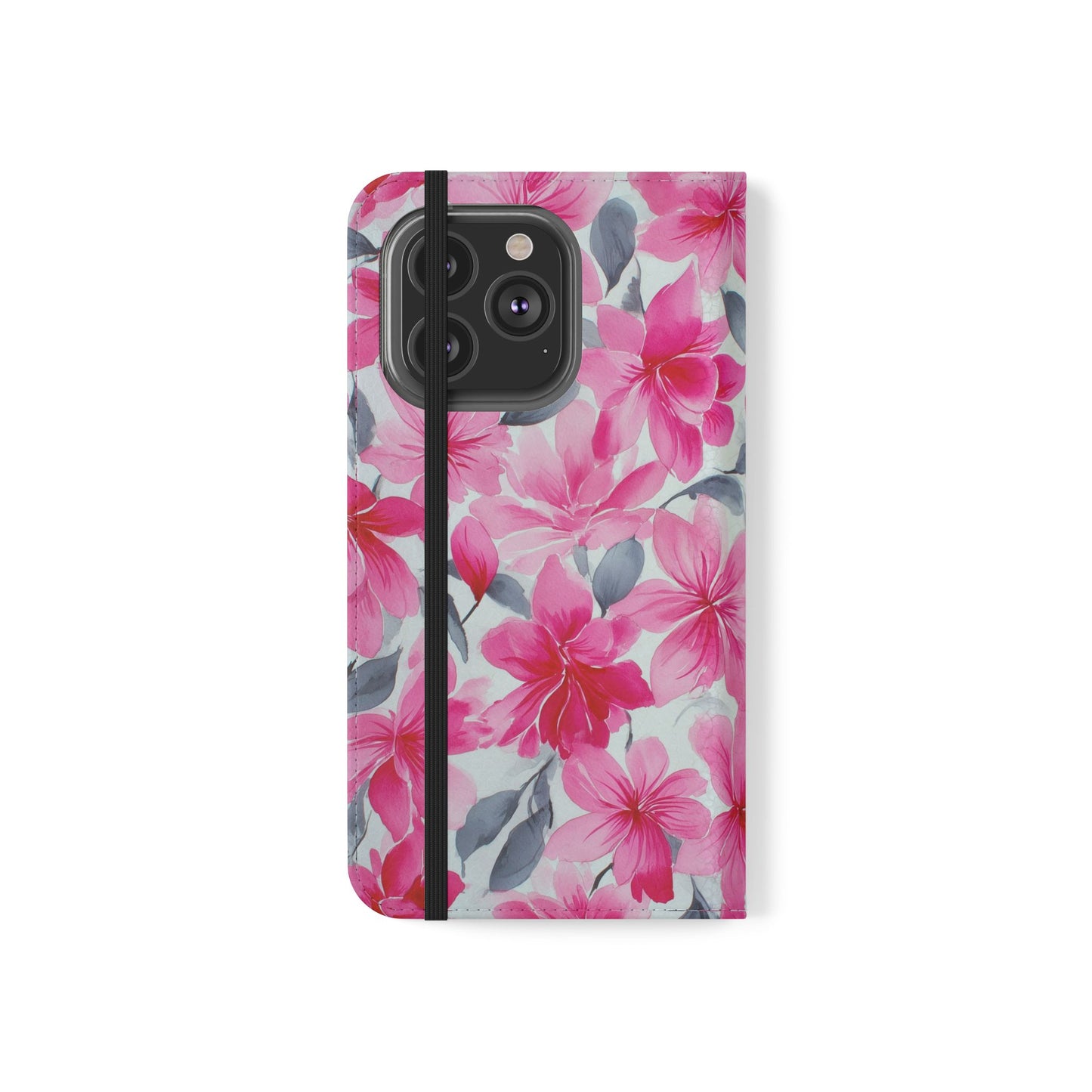 Floral Flip Phone Cases, Elegant Smartphone Covers, Spring Decor, Stylish Gift for Her, Patterned Wallet Case, Trendy Phone Protectors