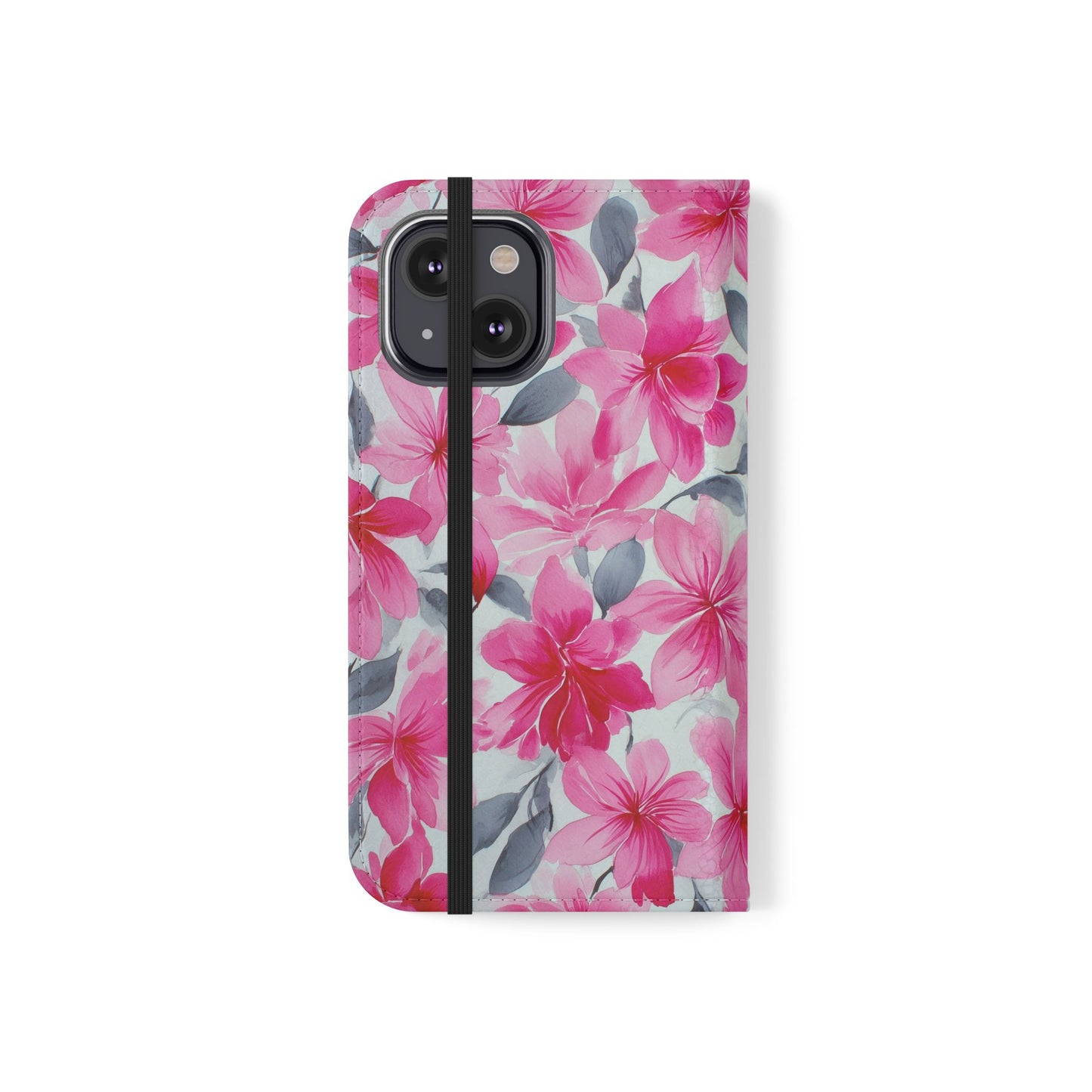 Floral Flip Phone Cases, Elegant Smartphone Covers, Spring Decor, Stylish Gift for Her, Patterned Wallet Case, Trendy Phone Protectors