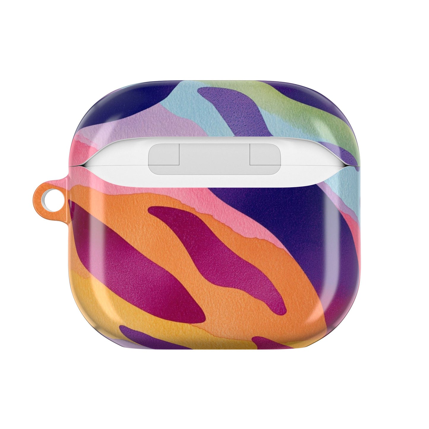 Vibrant Abstract AirPod Case, Colorful Wireless Earbud Cover, Trendy Gift for Music Lovers, Unique Tech Accessory, Perfect for Holidays