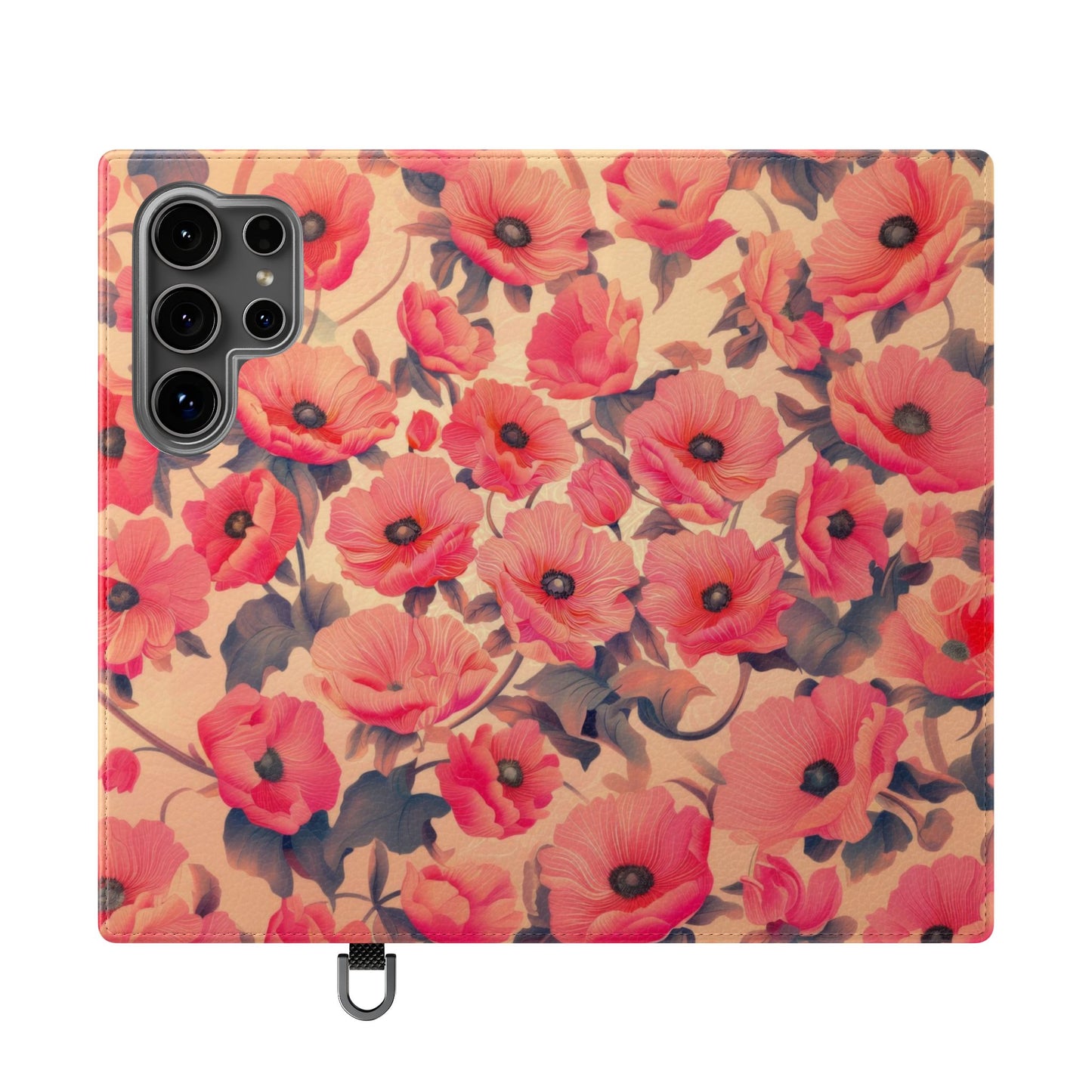 Floral Flip Phone Case - Stylish Smartphone Protector, Floral Design Case, Gift for Her, Trendy Tech Accessory, Mother's Day Gift