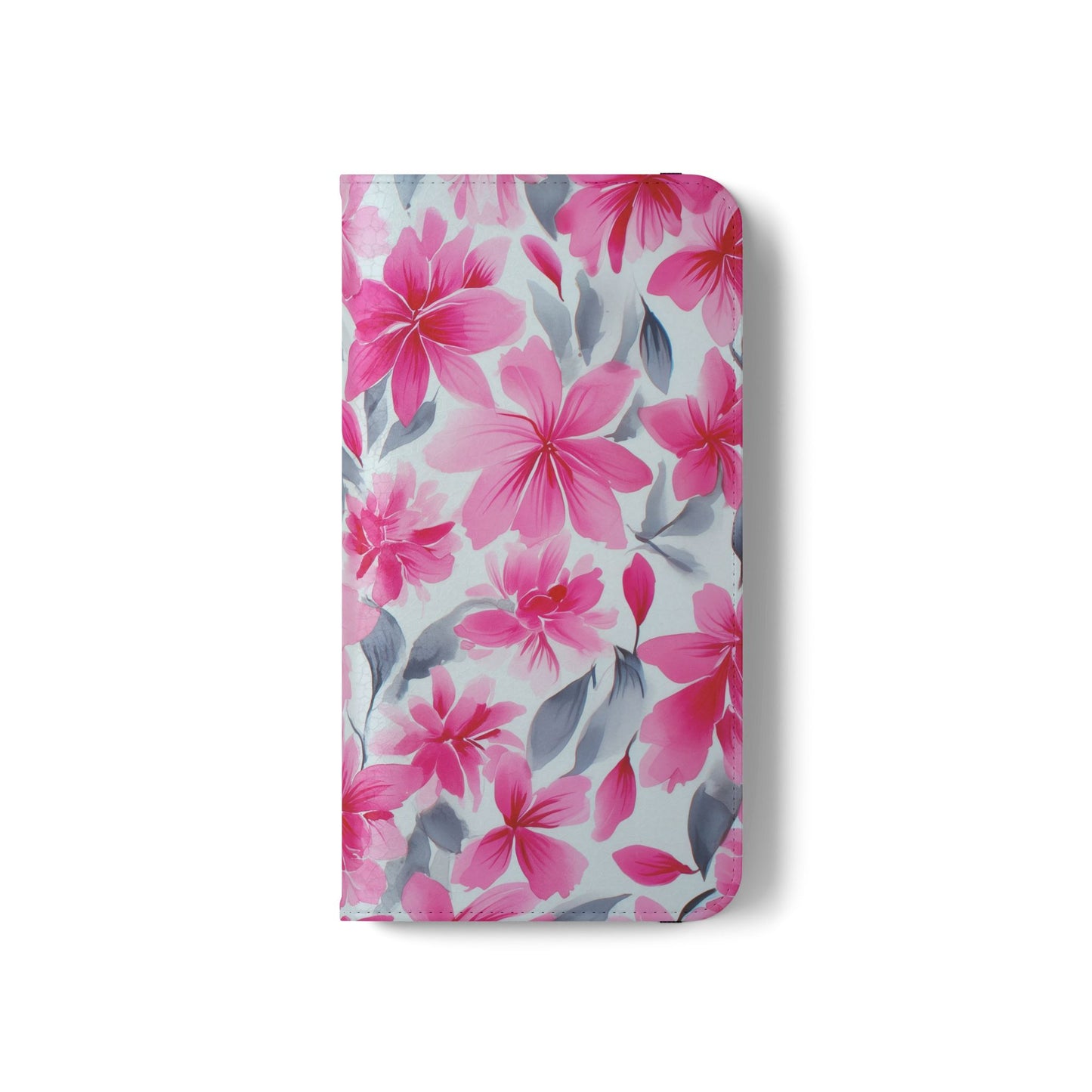 Floral Flip Phone Cases, Elegant Smartphone Covers, Spring Decor, Stylish Gift for Her, Patterned Wallet Case, Trendy Phone Protectors