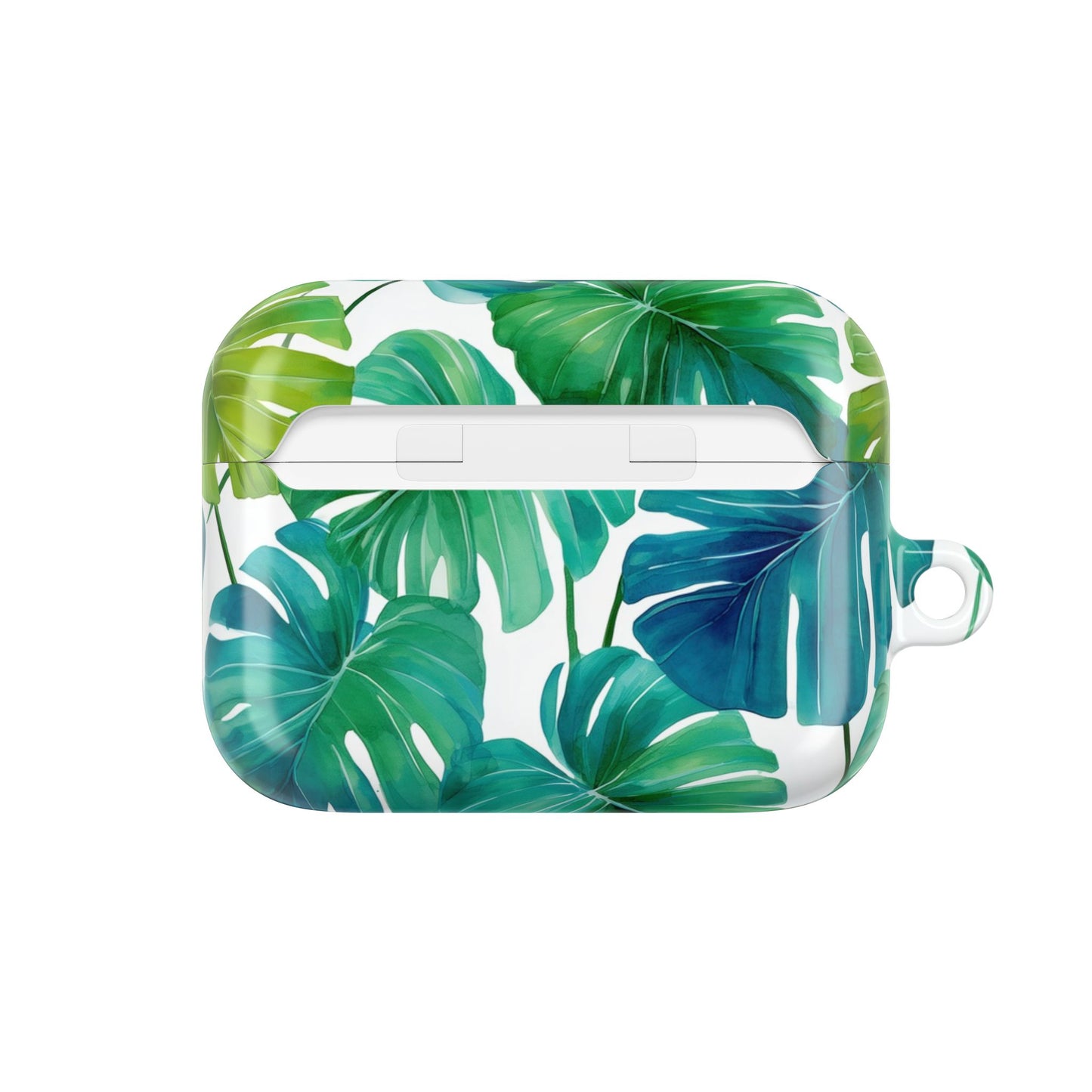 Tropical Leaf AirPod Case | Music Lover Gift, Wireless Earbud Holder, Jungle Vibe, Summer Accessory, Stylish Tech Cover
