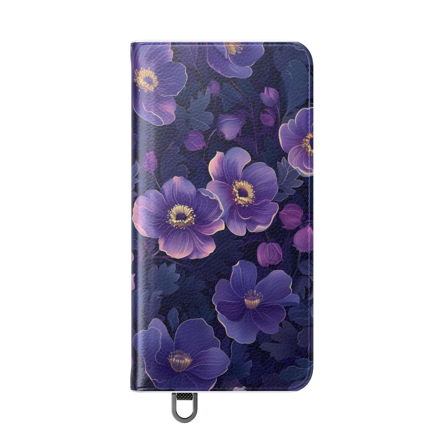 Floral Print Flip Case for Phone, Elegant Protective Cover, Stylish Wallet Case, Ideal Gift for Her, Trendy Cell Phone Accessory