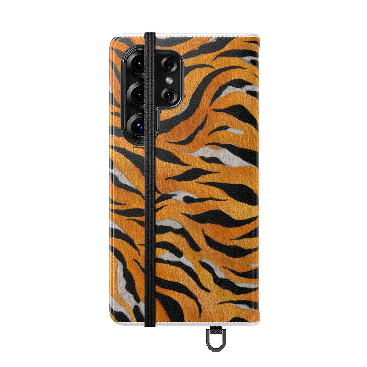 Tiger Print Flip Case, Personalized Phone Case, Stylish Wallet Case, Animal Print Cover, Gift for Wildlife Lovers