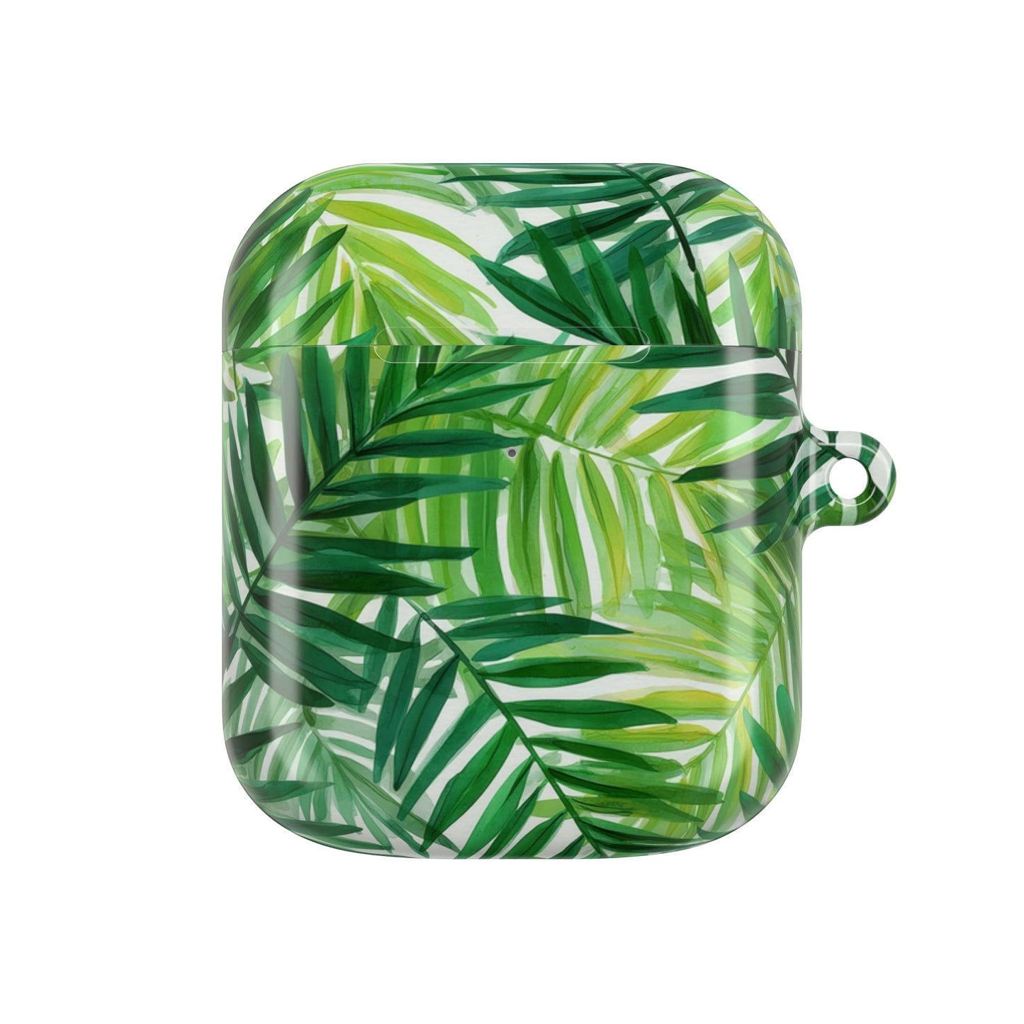 Tropical Leaf AirPod Case, Stylish AirPods Cover, Nature-Inspired Earbud Protector, Gift for Music Lovers, Greenery AirPod Accessories