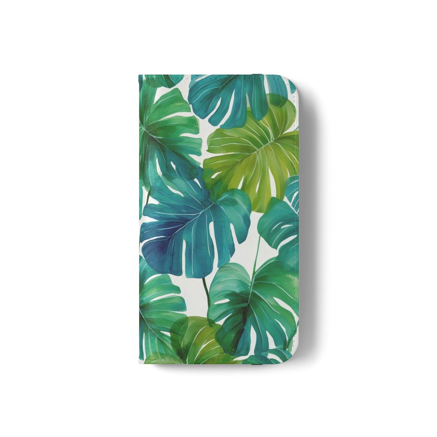 Tropical Leaf Phone Case, Flip Case for Smartphones, Modern Phone Cover, Gift for Nature Lovers, Travel Accessory, Tropical Vibes