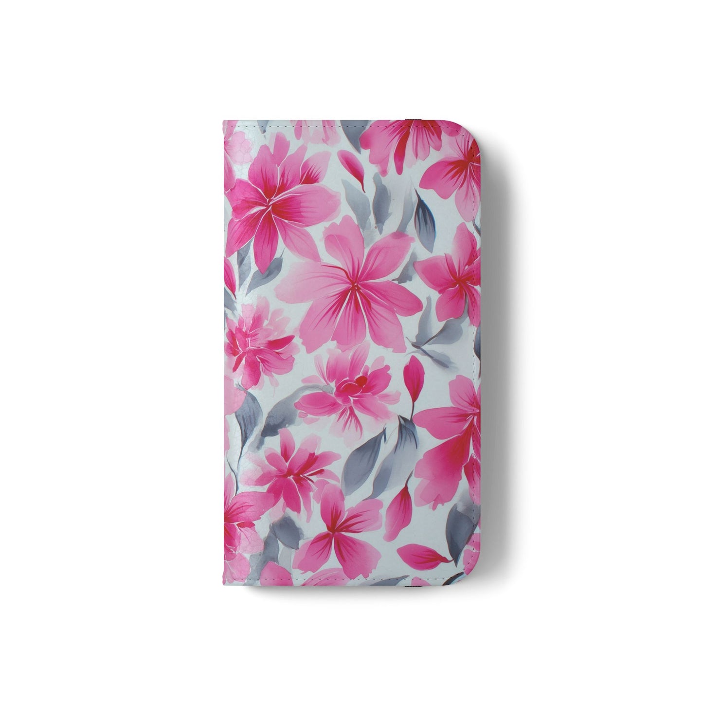 Floral Flip Phone Cases, Elegant Smartphone Covers, Spring Decor, Stylish Gift for Her, Patterned Wallet Case, Trendy Phone Protectors