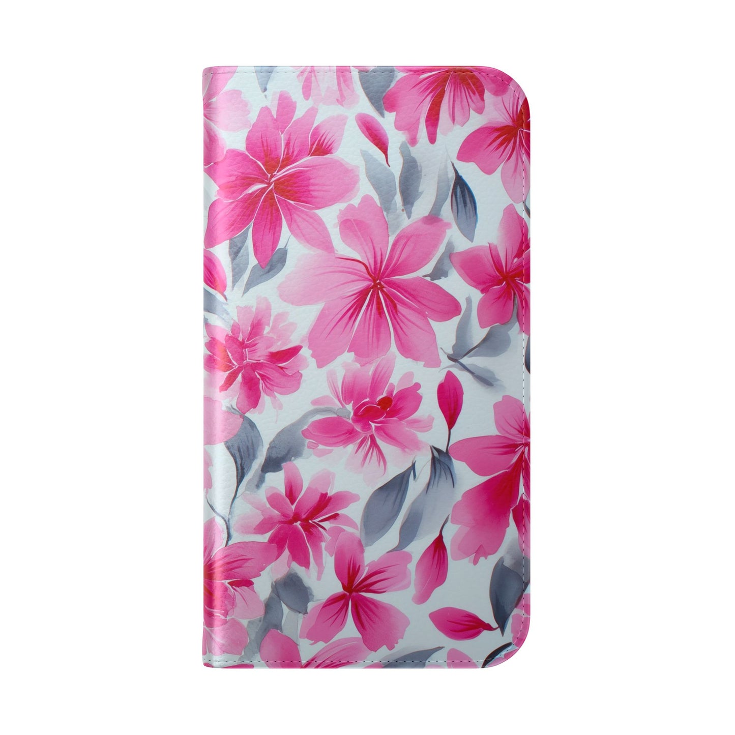 Floral Flip Phone Cases, Elegant Smartphone Covers, Spring Decor, Stylish Gift for Her, Patterned Wallet Case, Trendy Phone Protectors