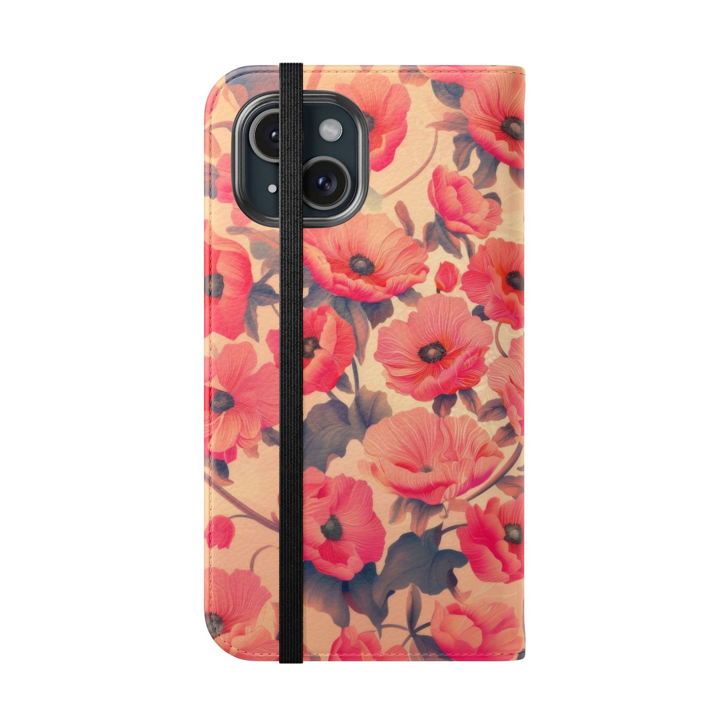 Floral Flip Phone Case - Stylish Smartphone Protector, Floral Design Case, Gift for Her, Trendy Tech Accessory, Mother's Day Gift