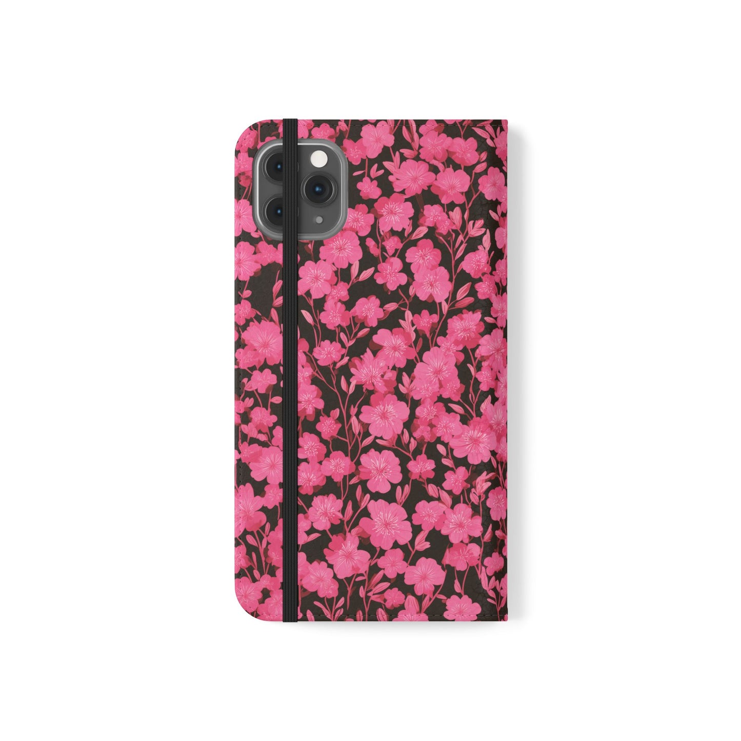 Floral Flip Cases for Phones, Cute Floral Phone Wallet, Gift for Her, Trendy Phone Accessories, Mother's Day Gift, Phone Protection