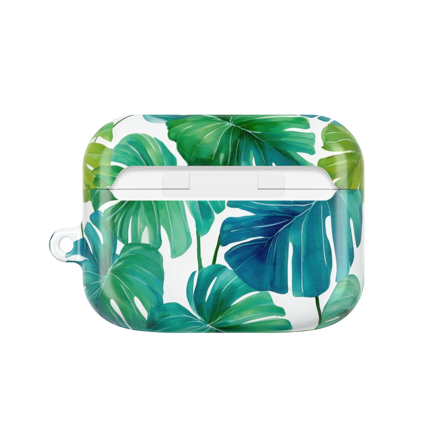 Tropical Leaf AirPod Case | Music Lover Gift, Wireless Earbud Holder, Jungle Vibe, Summer Accessory, Stylish Tech Cover