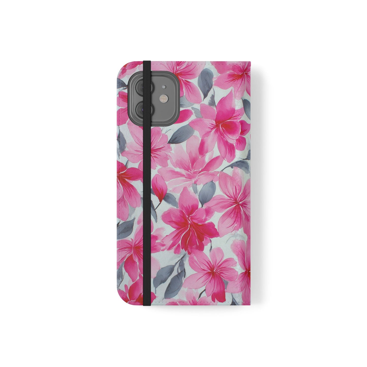 Floral Flip Phone Cases, Elegant Smartphone Covers, Spring Decor, Stylish Gift for Her, Patterned Wallet Case, Trendy Phone Protectors