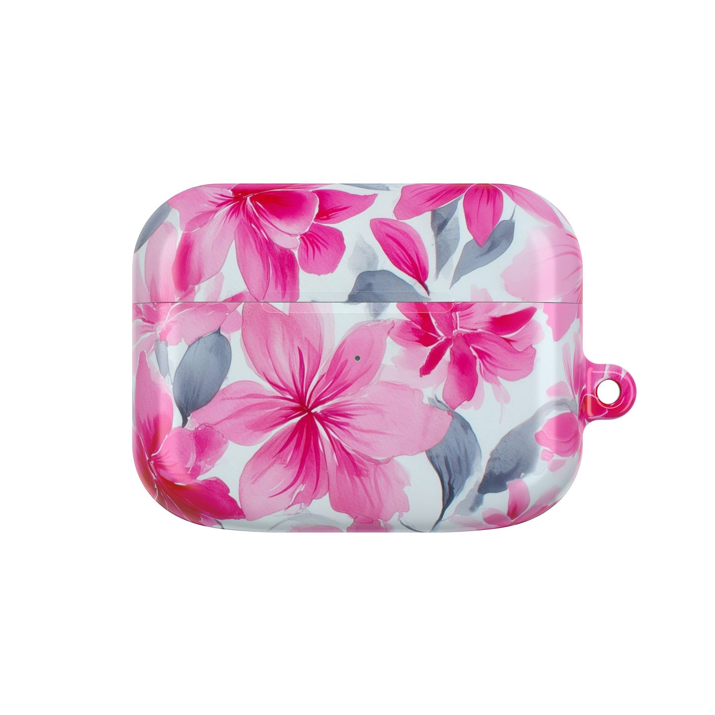 Floral AirPod Cases, Pink Flower Earbud Cover, Cute Tech Accessory, Gift for Her, Spring Vibes, Trendy Earphone Case