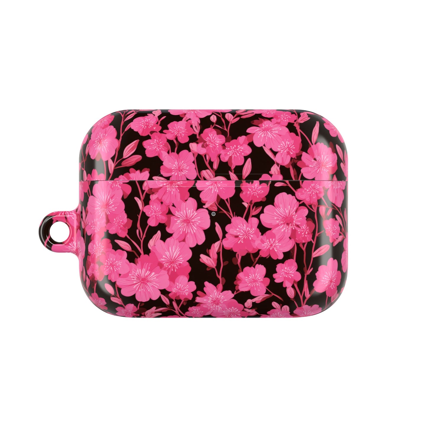 Floral AirPod Case, Cute Pink Wireless Earbud Cover, Gift for Music Lovers, Floral Tech Accessory, Stylish Earbud Holder