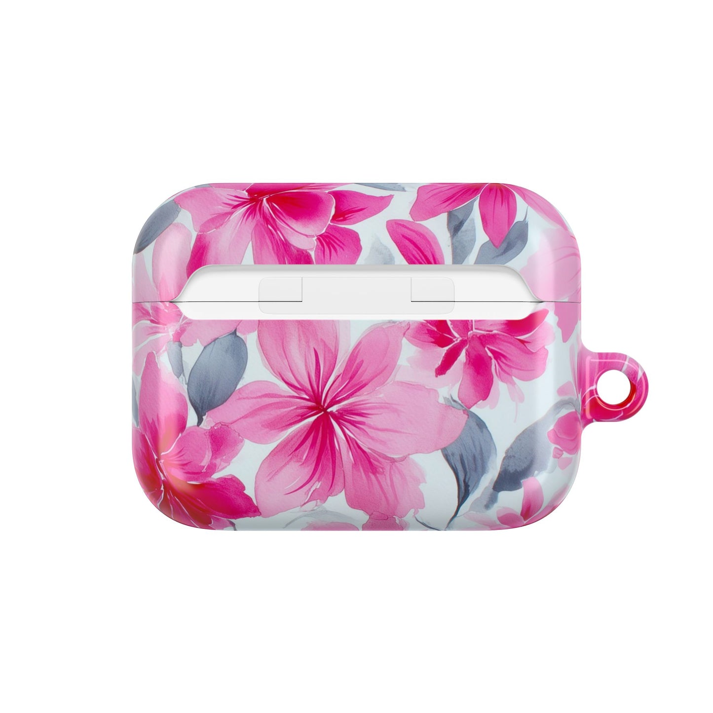 Floral AirPod Cases, Pink Flower Earbud Cover, Cute Tech Accessory, Gift for Her, Spring Vibes, Trendy Earphone Case