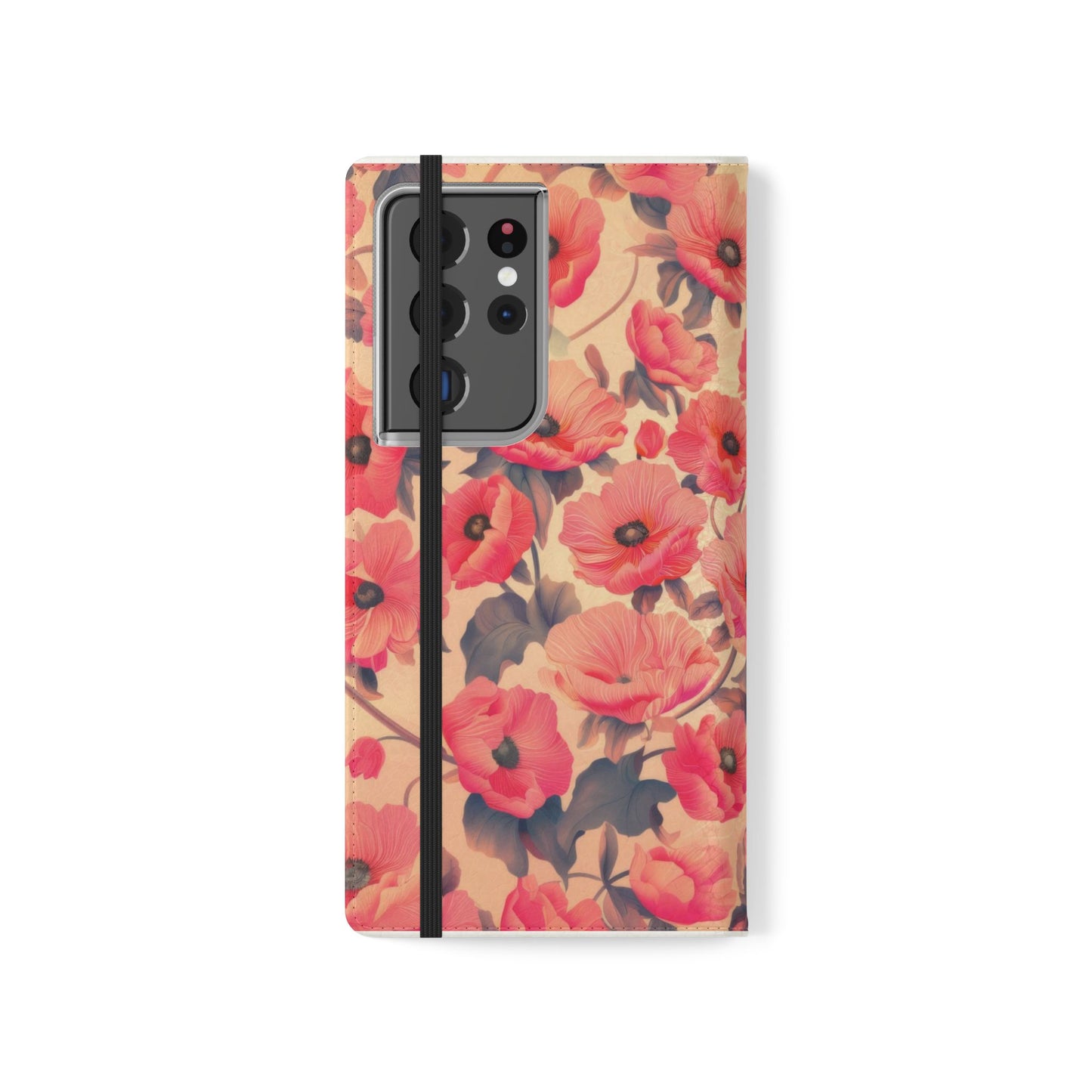 Floral Flip Phone Case - Stylish Smartphone Protector, Floral Design Case, Gift for Her, Trendy Tech Accessory, Mother's Day Gift