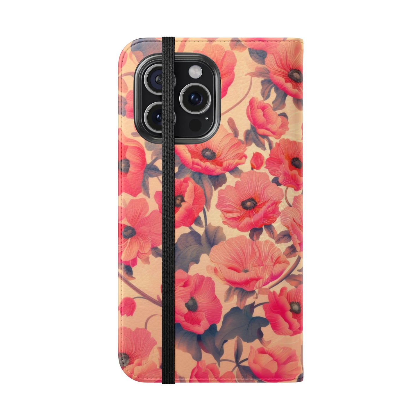 Floral Flip Phone Case - Stylish Smartphone Protector, Floral Design Case, Gift for Her, Trendy Tech Accessory, Mother's Day Gift