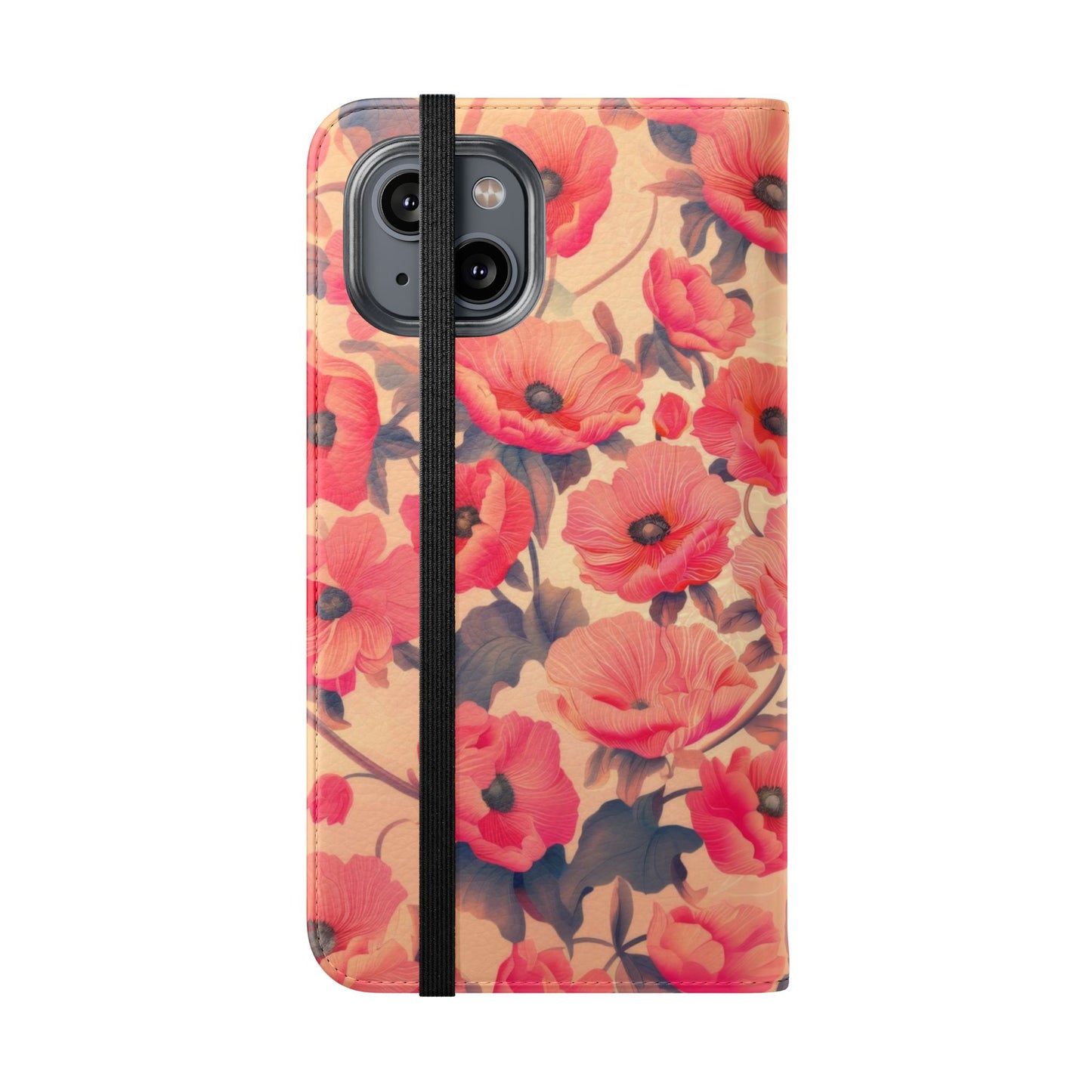 Floral Flip Phone Case - Stylish Smartphone Protector, Floral Design Case, Gift for Her, Trendy Tech Accessory, Mother's Day Gift