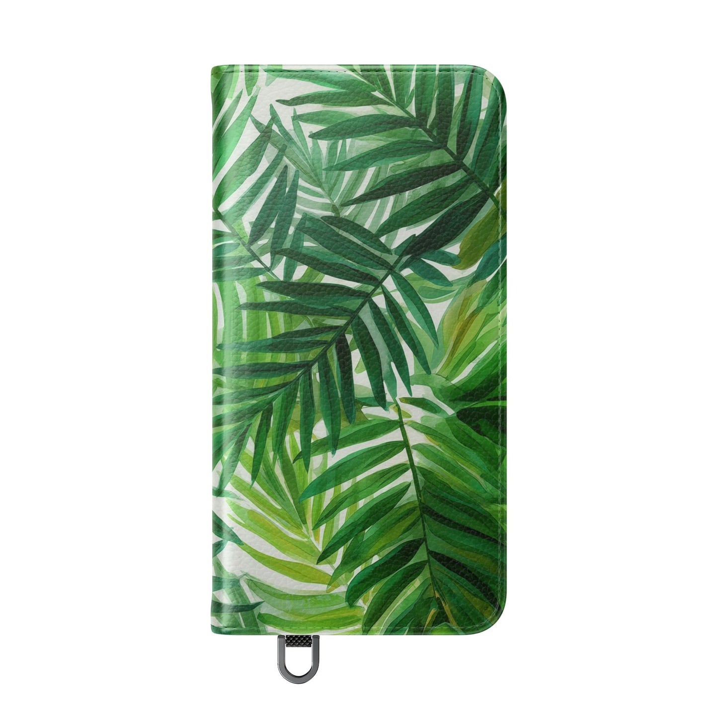 Tropical Leaf Flip Case for Phones, Eco-Friendly Phone Cover, Stylish Wallet Case, Perfect Gift for Nature Lovers, Spring/Summer Accessory