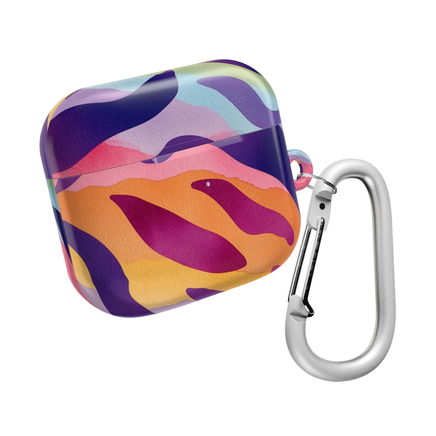 Vibrant Abstract AirPod Case, Colorful Wireless Earbud Cover, Trendy Gift for Music Lovers, Unique Tech Accessory, Perfect for Holidays