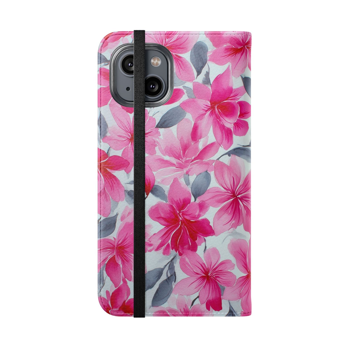 Floral Flip Phone Cases, Elegant Smartphone Covers, Spring Decor, Stylish Gift for Her, Patterned Wallet Case, Trendy Phone Protectors