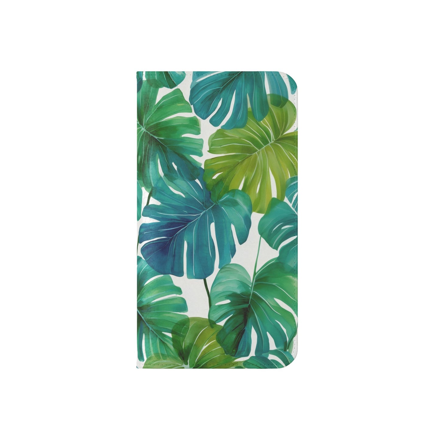 Tropical Leaf Phone Case, Flip Case for Smartphones, Modern Phone Cover, Gift for Nature Lovers, Travel Accessory, Tropical Vibes