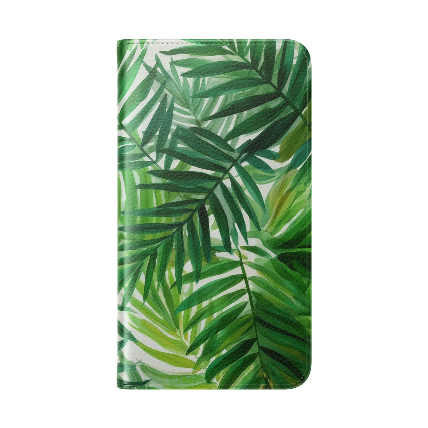 Tropical Leaf Flip Case for Phones, Eco-Friendly Phone Cover, Stylish Wallet Case, Perfect Gift for Nature Lovers, Spring/Summer Accessory