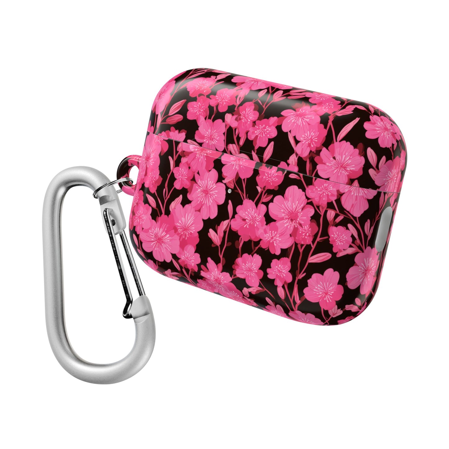Floral AirPod Case, Cute Pink Wireless Earbud Cover, Gift for Music Lovers, Floral Tech Accessory, Stylish Earbud Holder