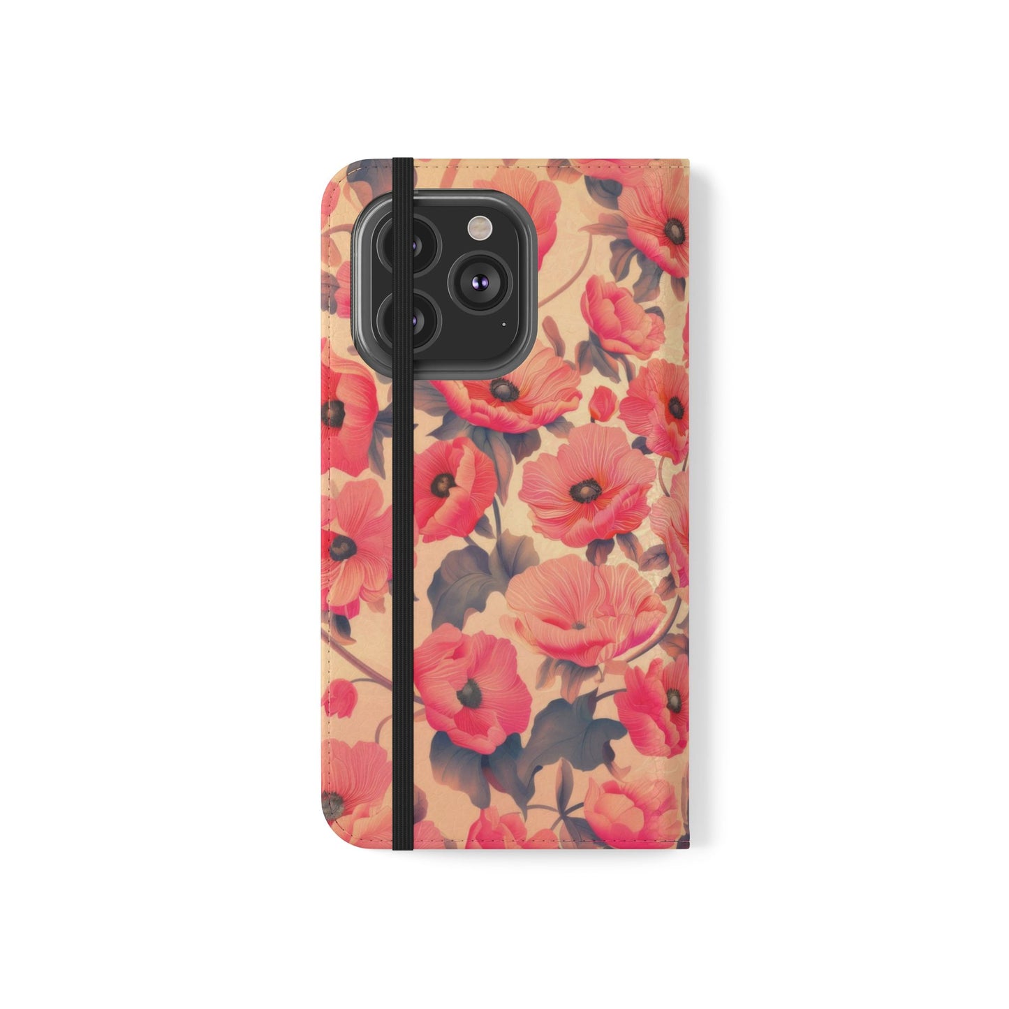 Floral Flip Phone Case - Stylish Smartphone Protector, Floral Design Case, Gift for Her, Trendy Tech Accessory, Mother's Day Gift
