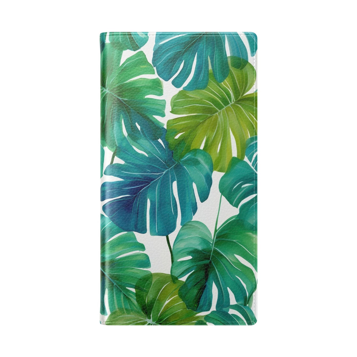 Tropical Leaf Phone Case, Flip Case for Smartphones, Modern Phone Cover, Gift for Nature Lovers, Travel Accessory, Tropical Vibes