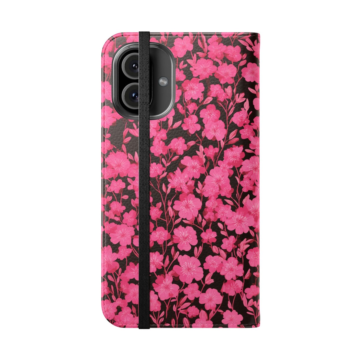 Floral Flip Cases for Phones, Cute Floral Phone Wallet, Gift for Her, Trendy Phone Accessories, Mother's Day Gift, Phone Protection