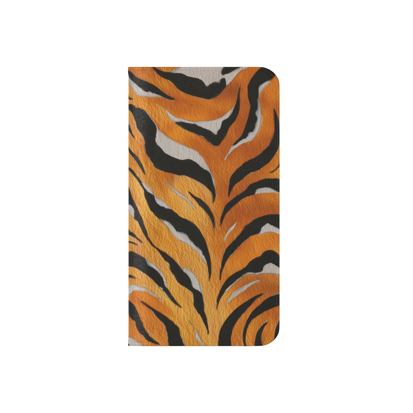 Tiger Print Flip Case, Personalized Phone Case, Stylish Wallet Case, Animal Print Cover, Gift for Wildlife Lovers