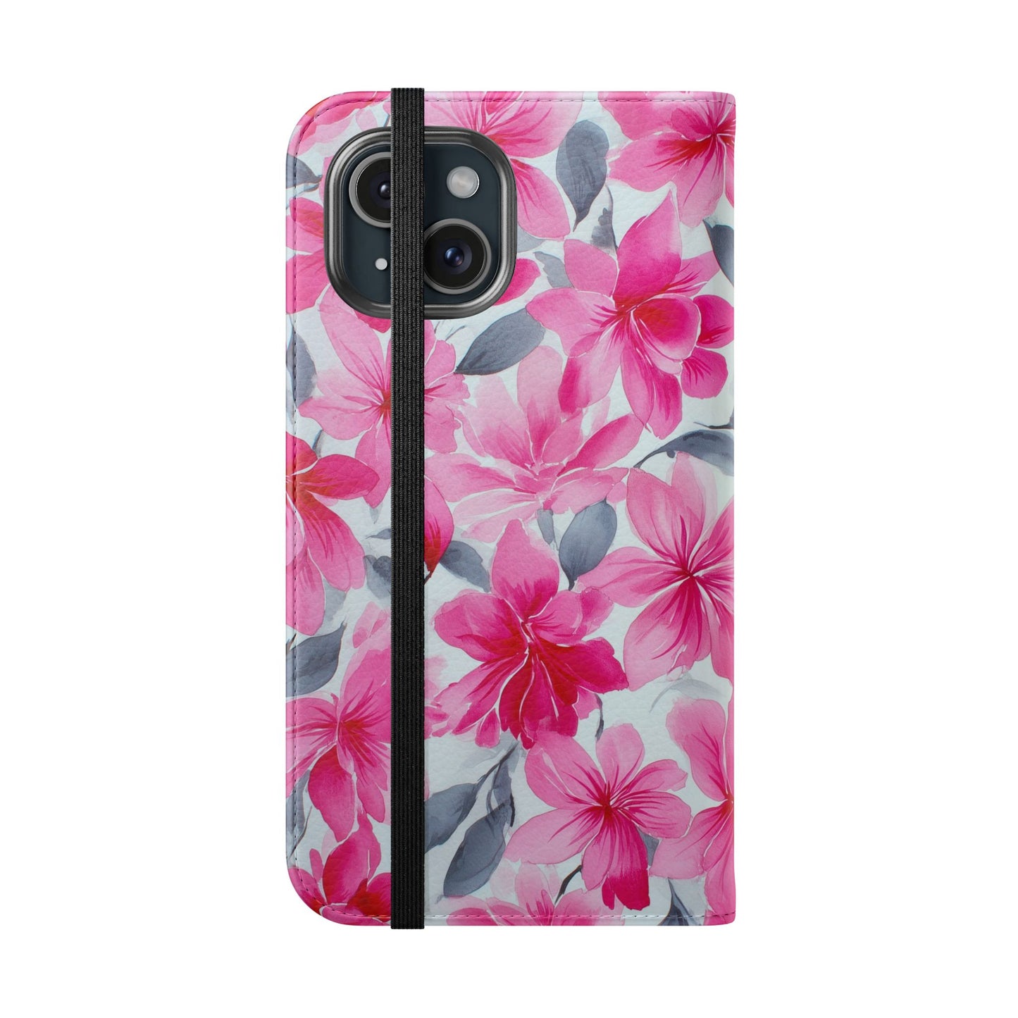 Floral Flip Phone Cases, Elegant Smartphone Covers, Spring Decor, Stylish Gift for Her, Patterned Wallet Case, Trendy Phone Protectors