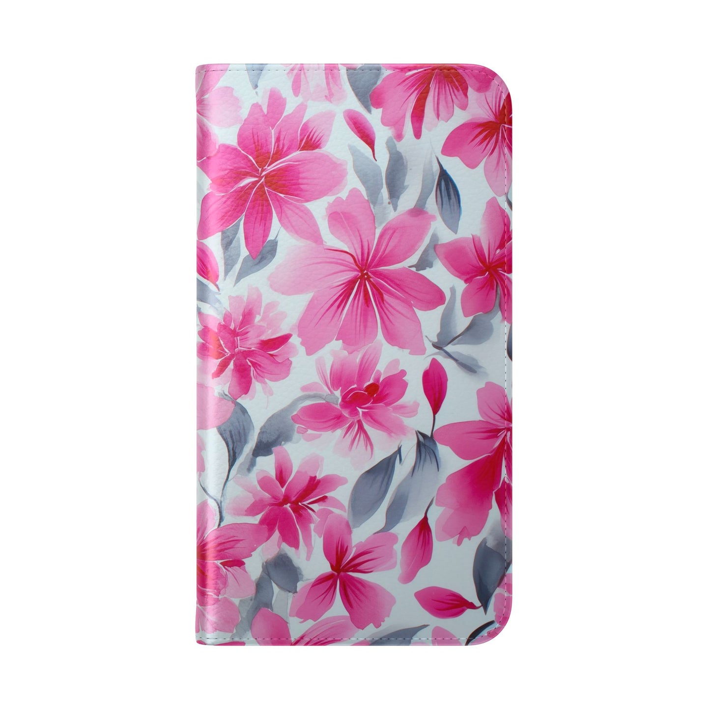 Floral Flip Phone Cases, Elegant Smartphone Covers, Spring Decor, Stylish Gift for Her, Patterned Wallet Case, Trendy Phone Protectors