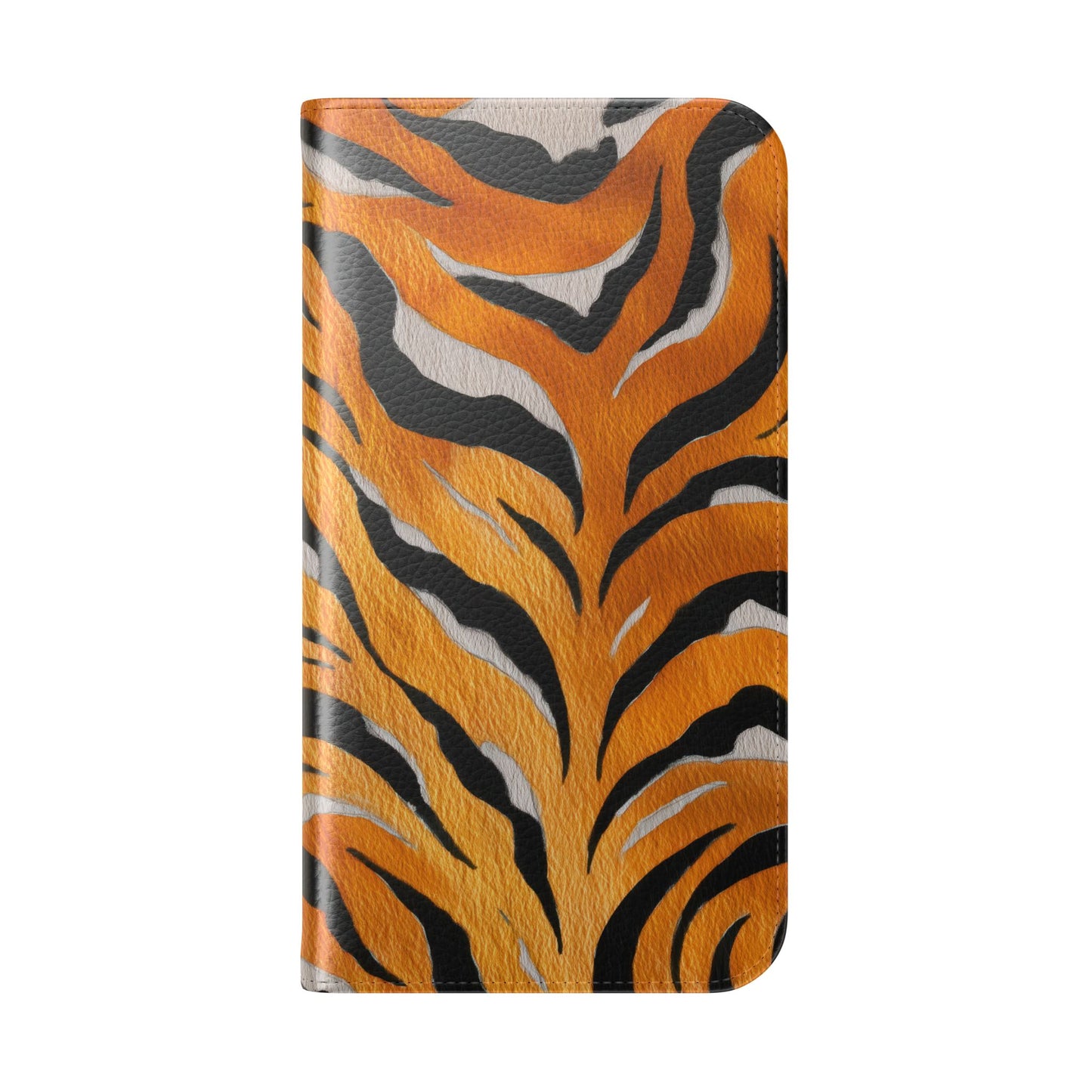 Tiger Print Flip Case, Personalized Phone Case, Stylish Wallet Case, Animal Print Cover, Gift for Wildlife Lovers