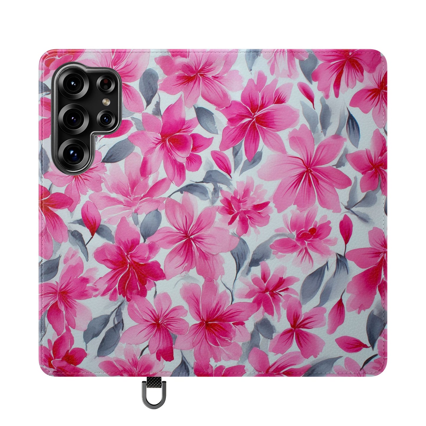 Floral Flip Phone Cases, Elegant Smartphone Covers, Spring Decor, Stylish Gift for Her, Patterned Wallet Case, Trendy Phone Protectors